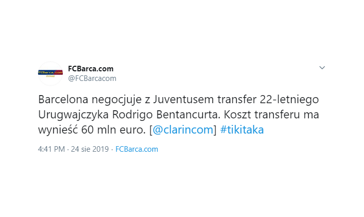 Barcelona NEGOCJUJE z Juventusem transfer pomocnika